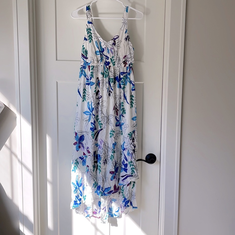 ISABEL MATERNITY Floral Asymmetrical Dress